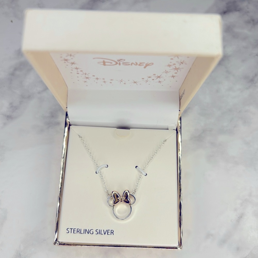 Sterling Silver Minnie Mouse Necklace